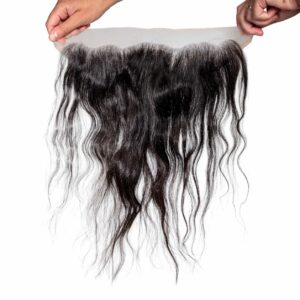 closure cheveux qualité indien remy temple 13x4 noir lisse